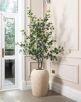 Artificial Eucalyptus Tree UV/IFV In Lena Beige Planter