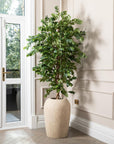 Artificial Ficus Tree UV/IFV in Lena Beige Planter