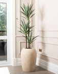 Artificial Yucca Tree UV/IFV in Lena Beige Planter