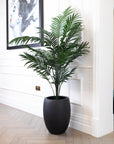 Artificial Paradise Palm Tree UV/IFV in Black Planter