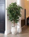 Apollo White Stone Planter