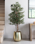 Verde Gold Metal Planter
