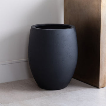 Sorrento Black Stone Planter