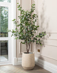 Harrith Beige Stone Planter