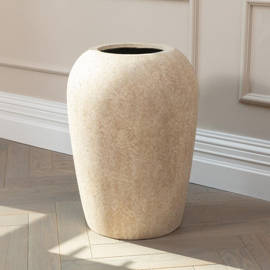 Artificial Olive Tree UV/IFV in Lena Beige Planter