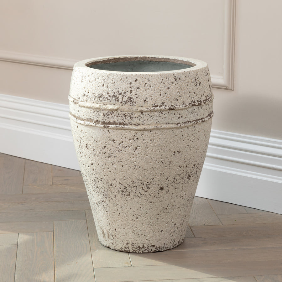 Artificial Olive Tree UV/IFV in Chalk White Planter